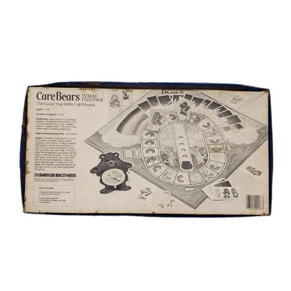 Vintage‎ 1984 Care Bears Warm Feelings Board Game Parker Brothers 95% Complete - Picture 4 of 5
